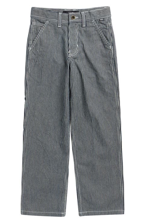 Kids' Striped Tapered Carpenter Pants