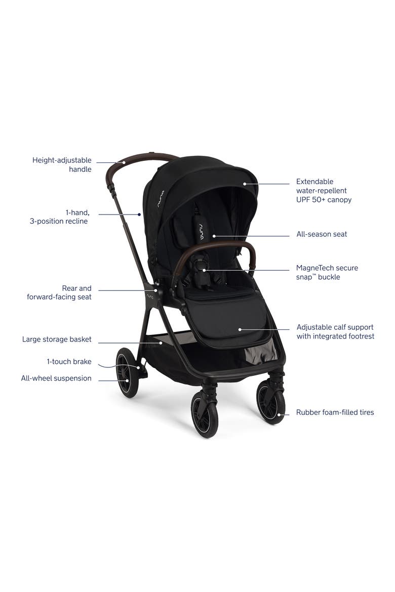 Triv™ Next Pipa™ Urbn Car Seat Travel System, Alternate, color, CAVIAR/ CHOCOLATE