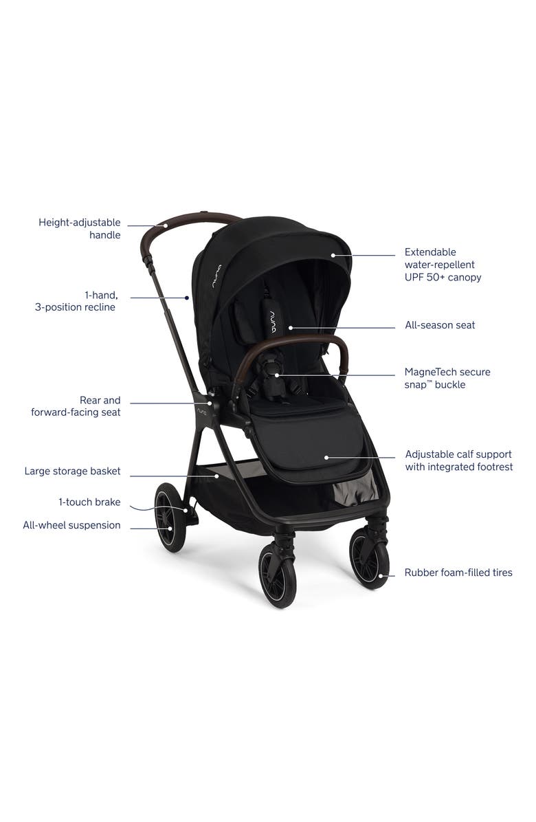 Nuna Triv<sup>™</sup> Next Pipa<sup>™</sup> Urbn Car Seat Travel System, Alternate, color, 