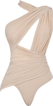 HOUSE OF CB Ruched Cutout Bodysuit