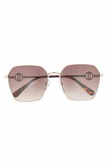 Marc Jacobs 58mm Gradient Square Sunglasses