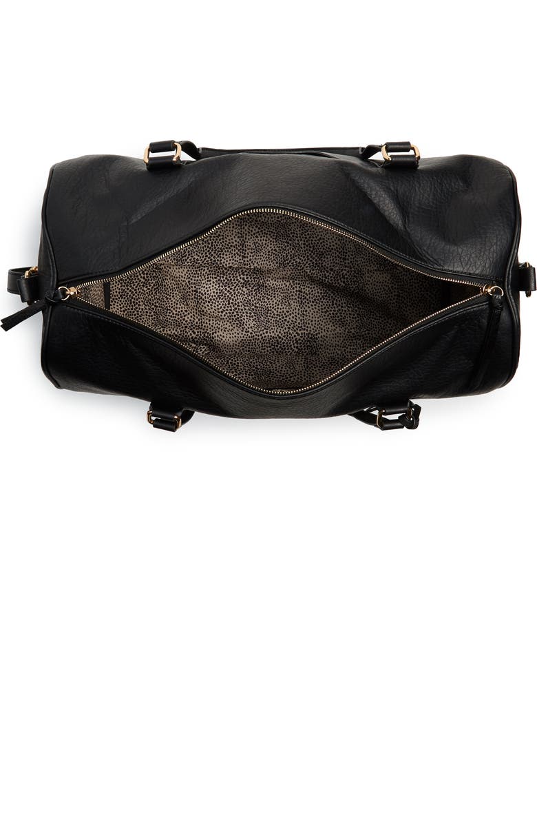 Sole Society Garyn Faux Leather Duffle Bag, Alternate, color,