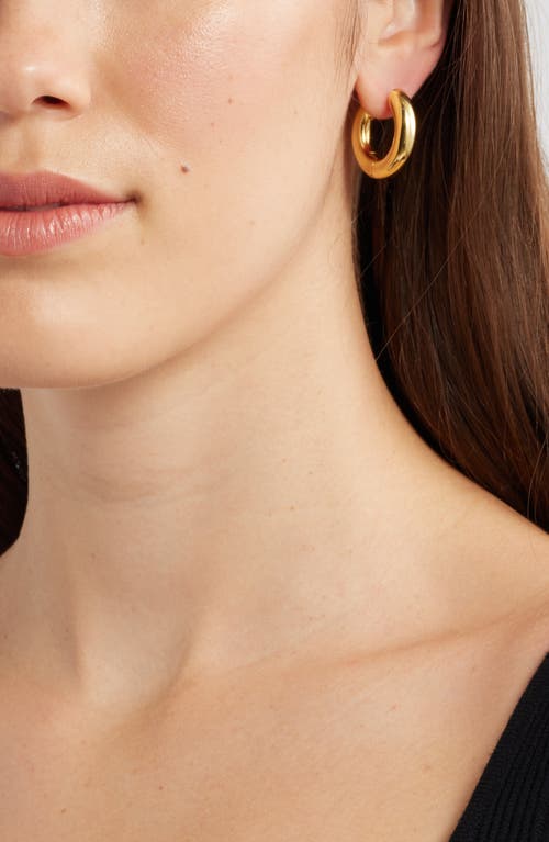 Nordstrom Demi Fine Tube Huggie Hoop Earrings In Gold