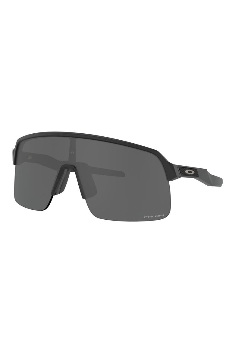 Sutro Lite 139mm Prizm™ Wrap Shield Sunglasses, Alternate, color, MATTE BLACK/ PRIZM BLACK