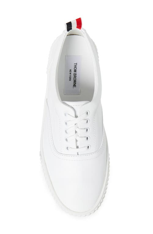 Thom Browne Heritage Low Top Sneaker In White