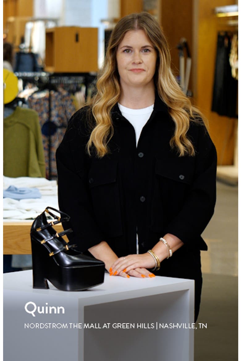 Tempest Pointed Toe Platform Pump video