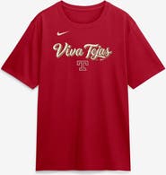 Nike Men's Nike Red Texas Rangers 2026 City Connect Team Phrase Script Dri-FIT T-Shirt