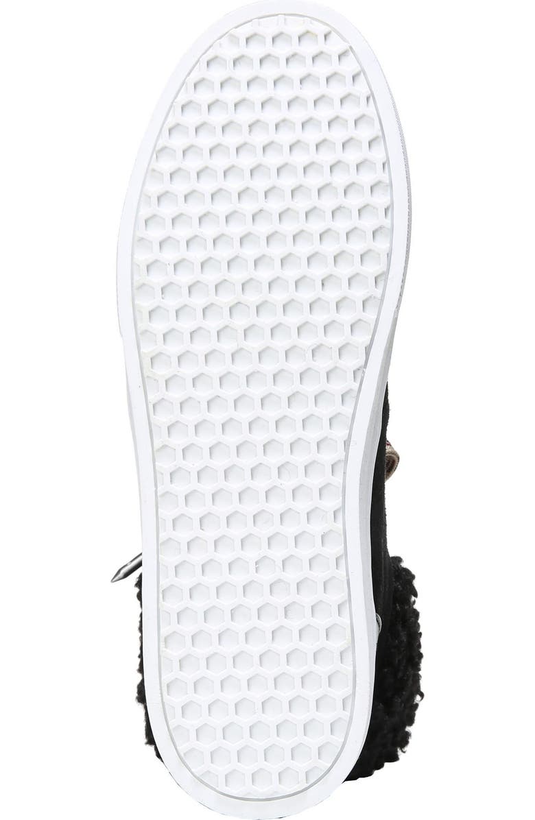 Sam Edelman Luther Faux Shearling High Top Sneaker, Alternate, color,