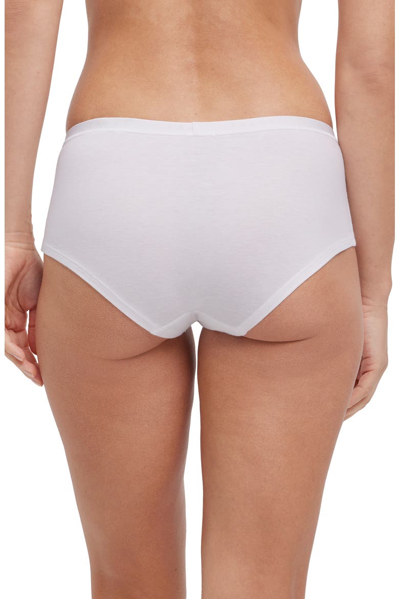 Daily Climate Cotton Blend Hipster Briefs, Alternate, color, WHITE