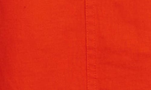 Shop Madewell Puff Sleeve Cotton T-shirt In Bright Flame
