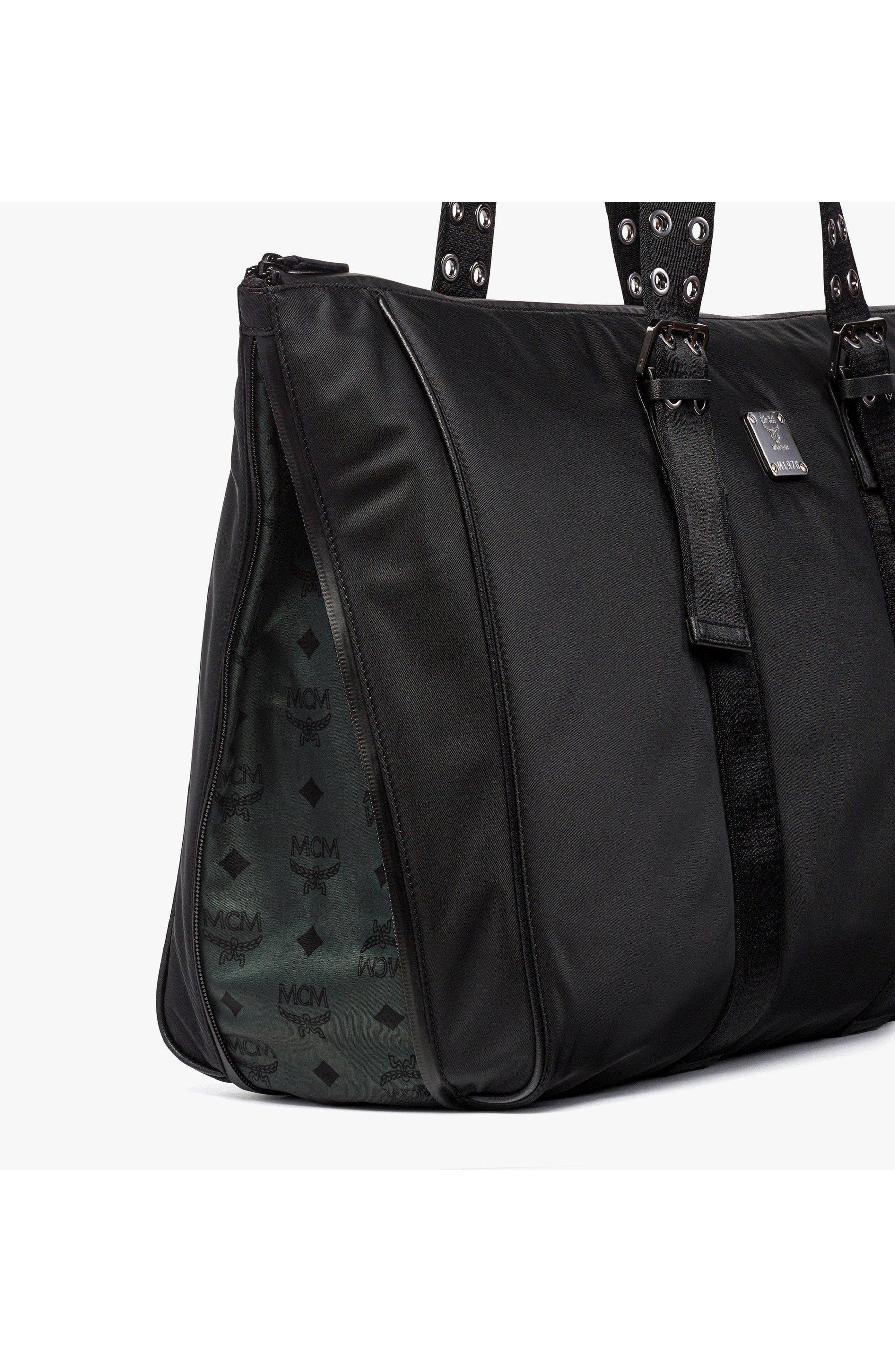 X-Large Aren Nova Tote in Monogram ECONYL®, Alternate, color, Black