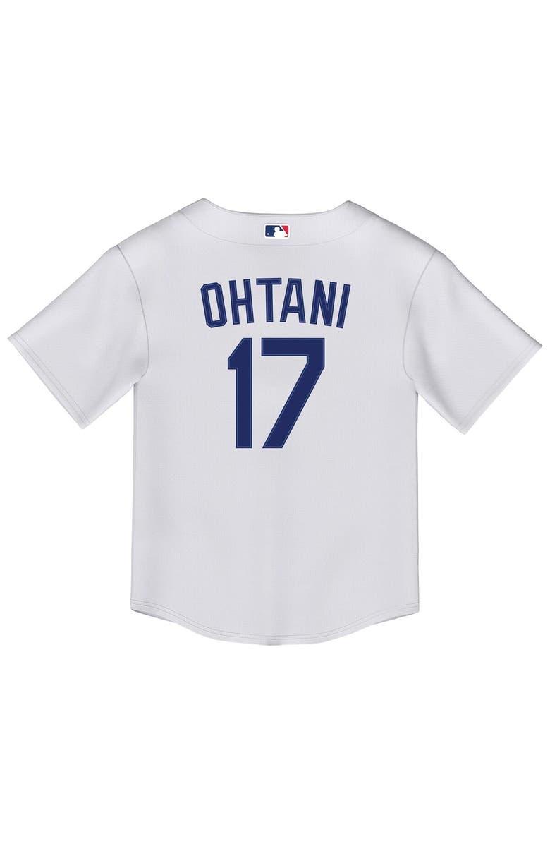 Nike Toddler Nike Shohei Ohtani White Los Angeles Dodgers Home Replica Player Jersey, Alternate, color, 