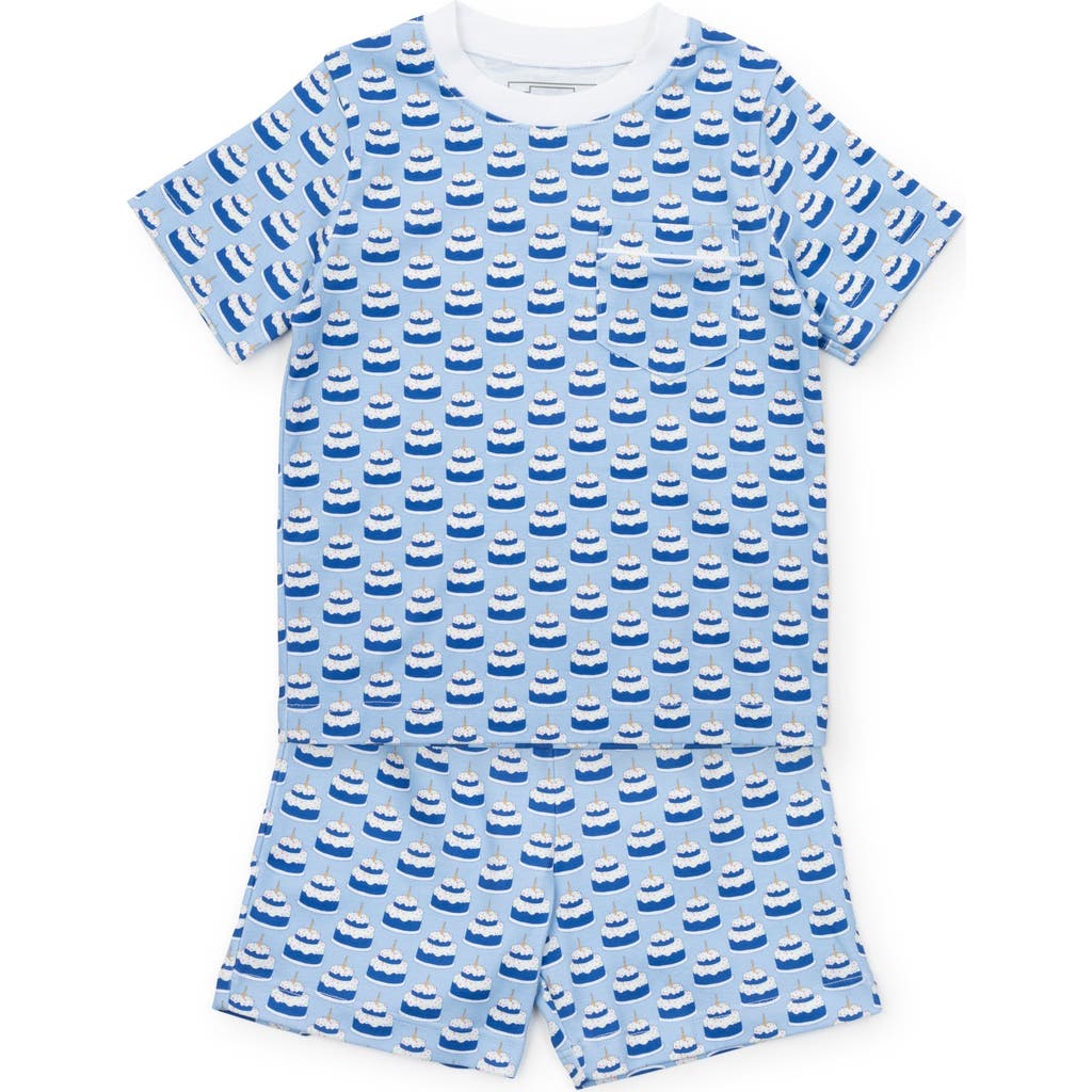 Lila And Hayes Charles Boys' Short Set In Blue