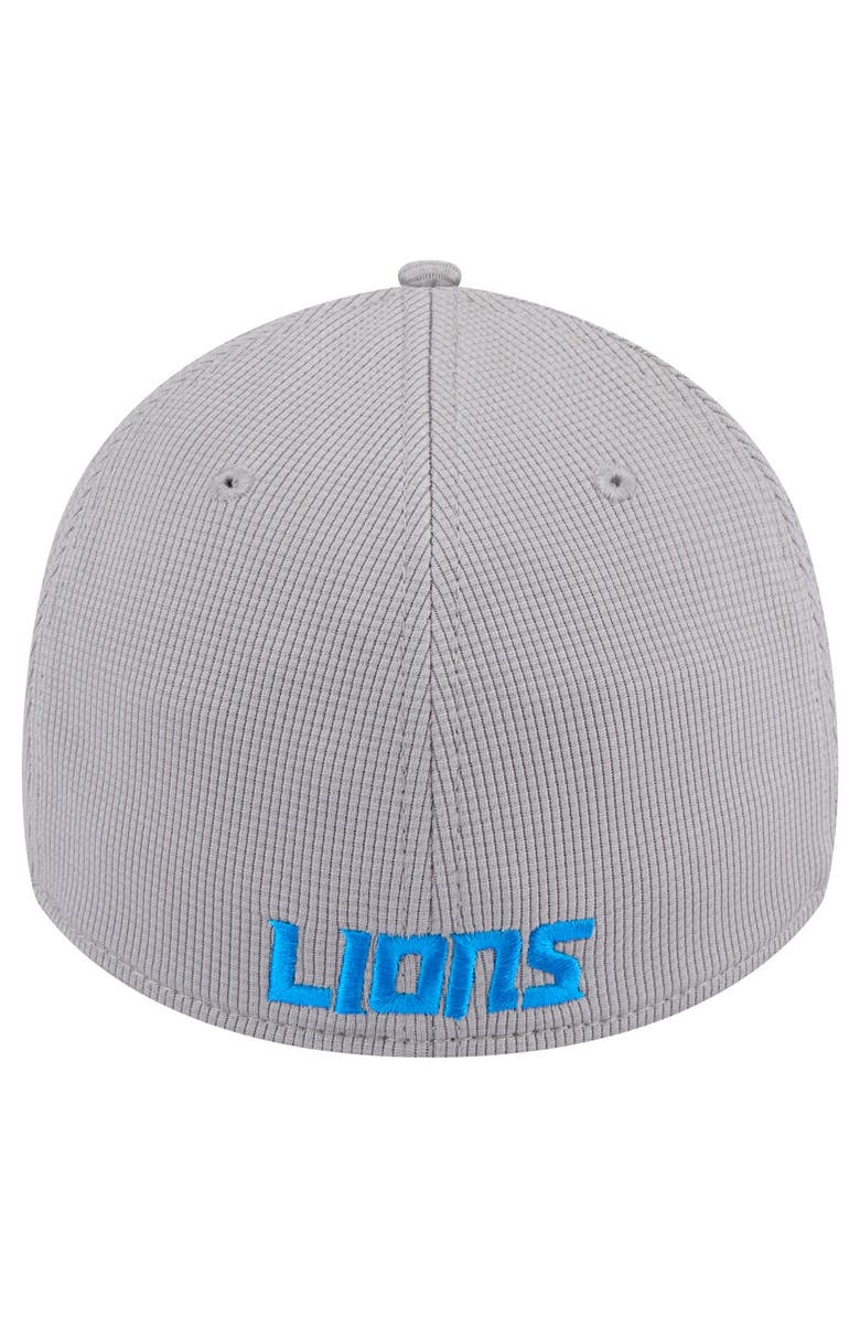 New Era Men's New Era Gray Detroit Lions Active 39THIRTY Flex Hat, Alternate, color,
