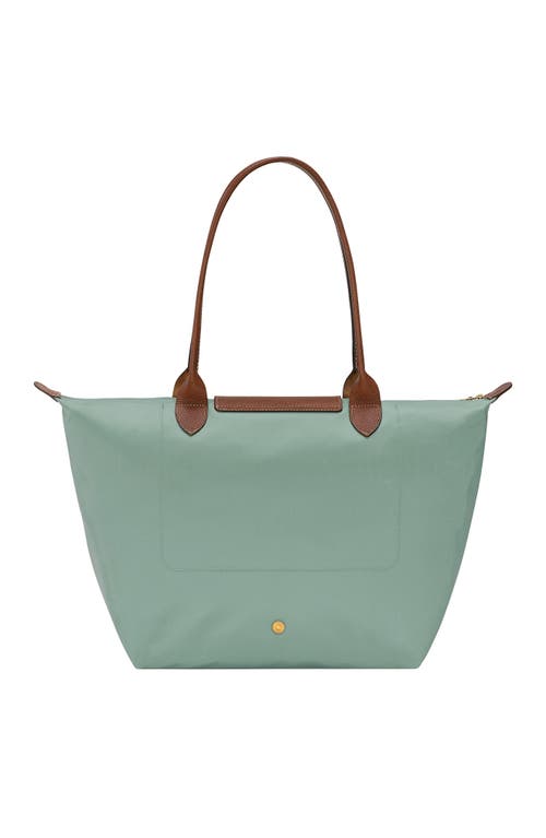 Longchamp Large Le Pliage Tote In Green
