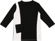 Manière Kids' Colorblock Three-Quarter Sleeve T-Shirt
