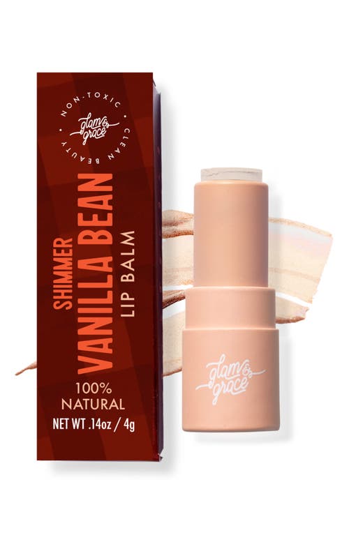 Glam & Grace Shimmer Lip Balm In White