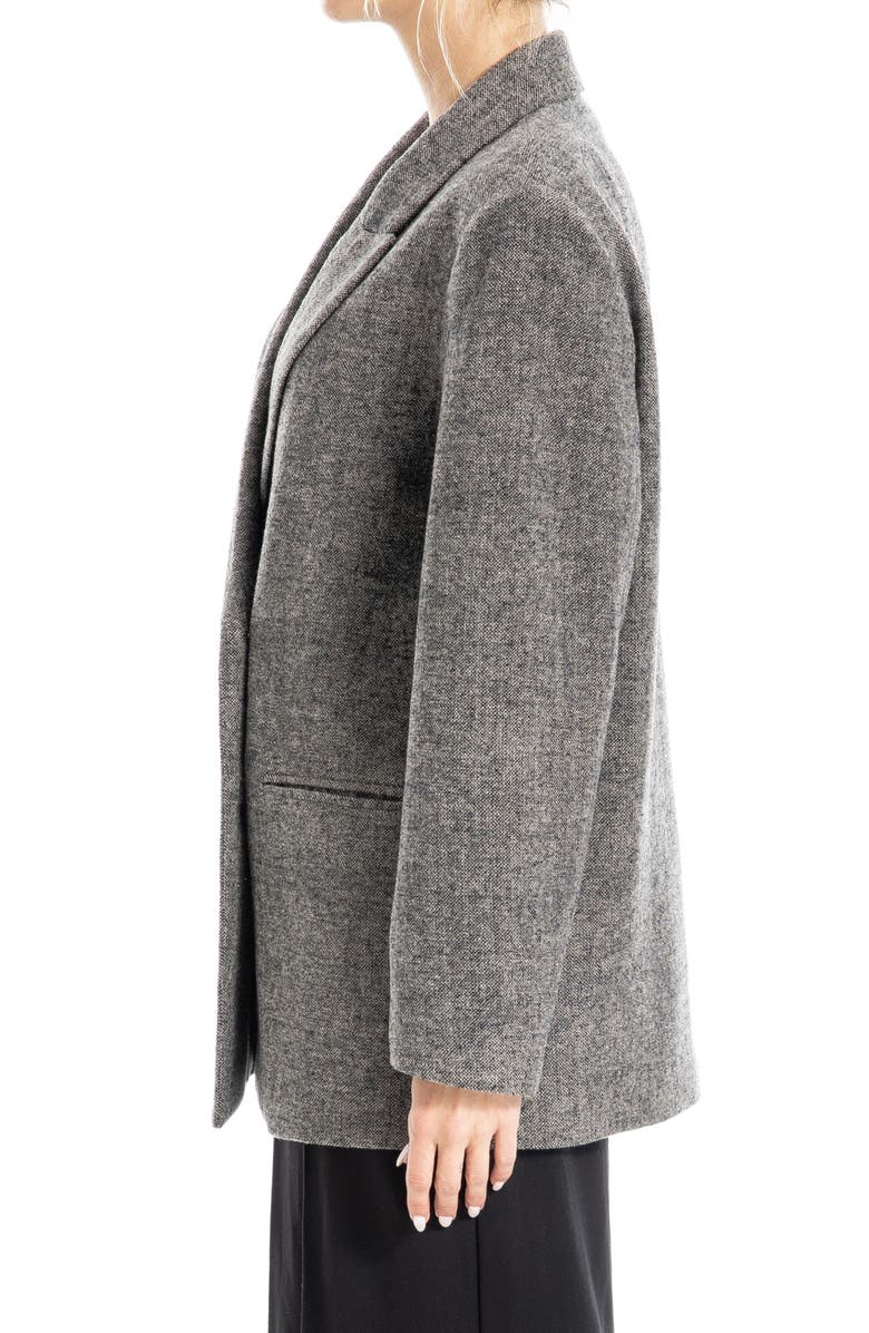 MAX STUDIO Oversize Double Breasted Tweed Jacket, Alternate, color, 