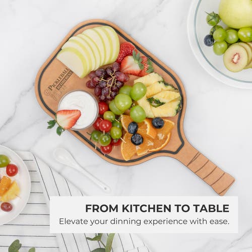Eli Home Pickleball Charcuterie Cutting Board -"pickleball Is My Retirement Plan"