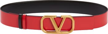 Valentino Garavani VLOGO Buckle Reversible Leather Belt | Nordstrom