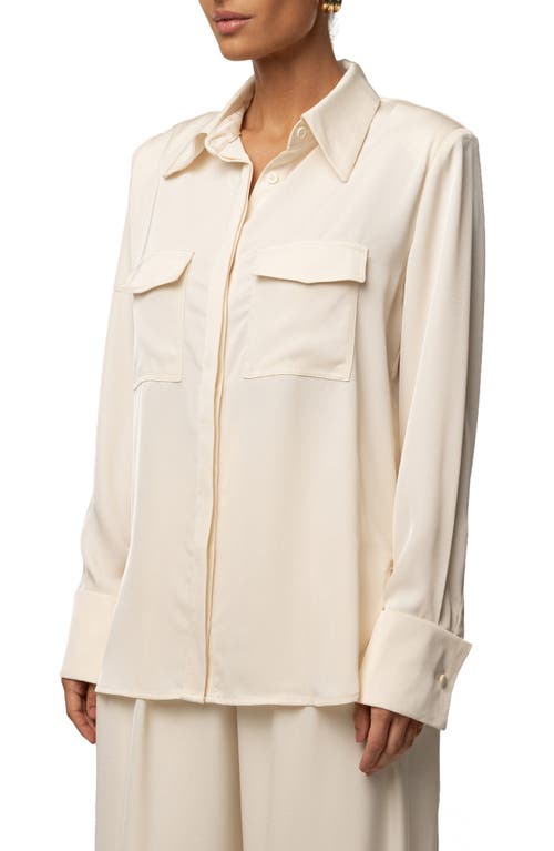 Jluxlabel Misty Button-up Shirt In White