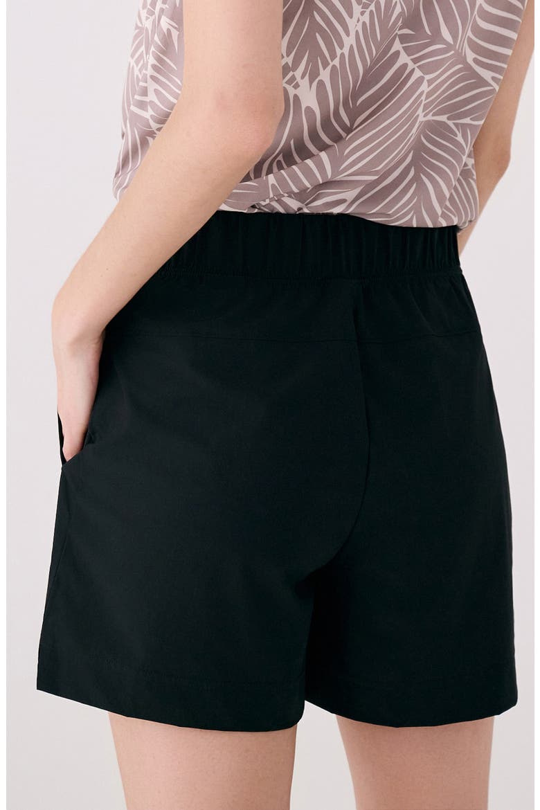 Olivie Shorts, Alternate, color, BLACK