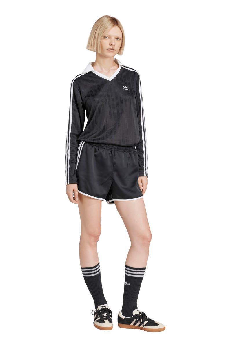 adidas Adicolor 3-Stripes Sprinter Shorts, Alternate, color, Black