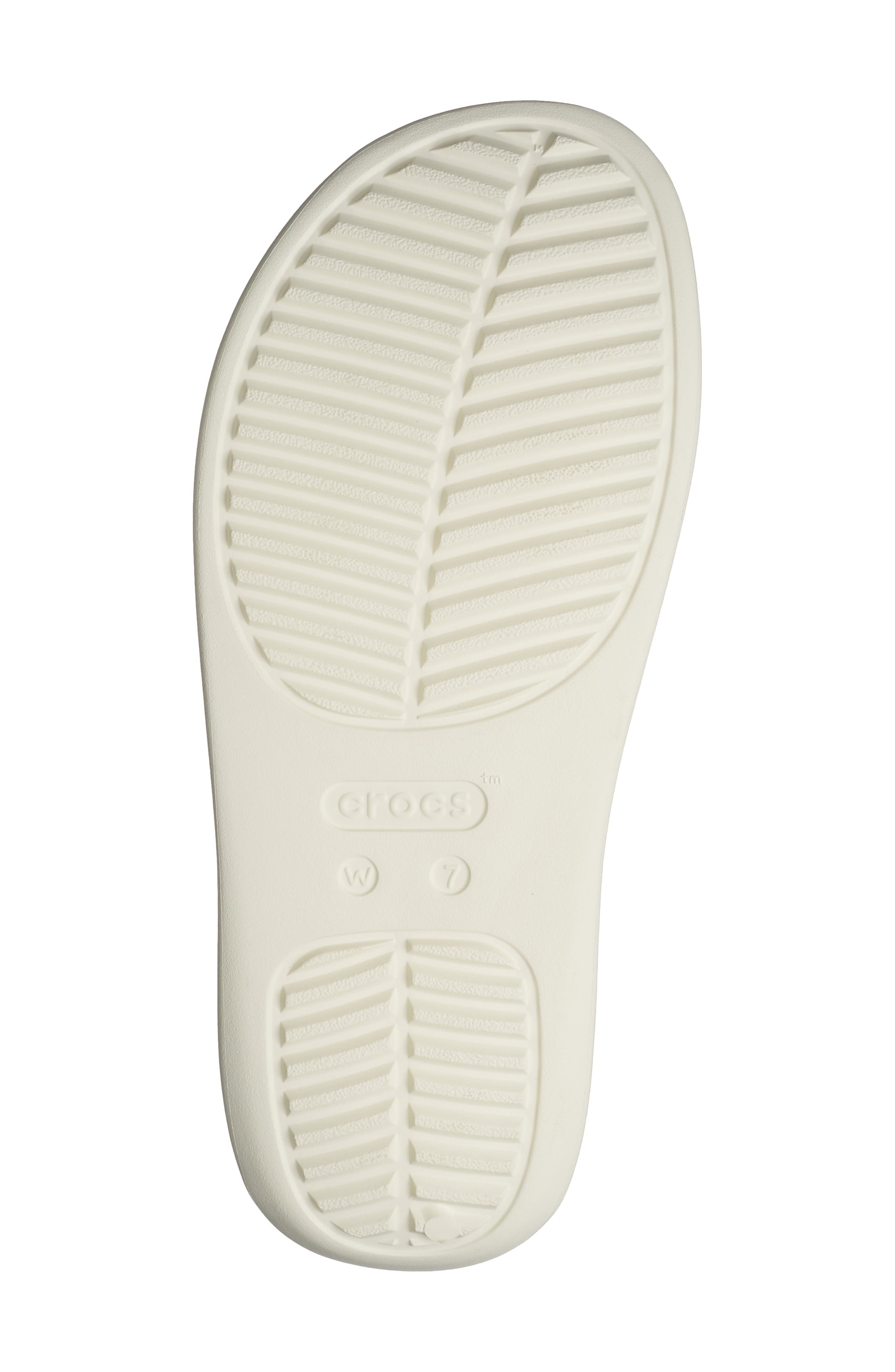 CROCS Getaway Platform Flip Flop, Alternate, color, Chalk