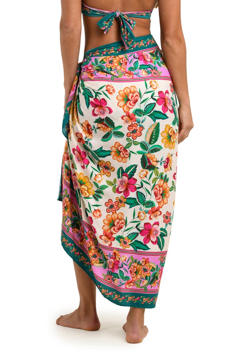 Sunshine 79 Zen Garden Cover-Up Pareo, Alternate, color, Blue/ Green Multi