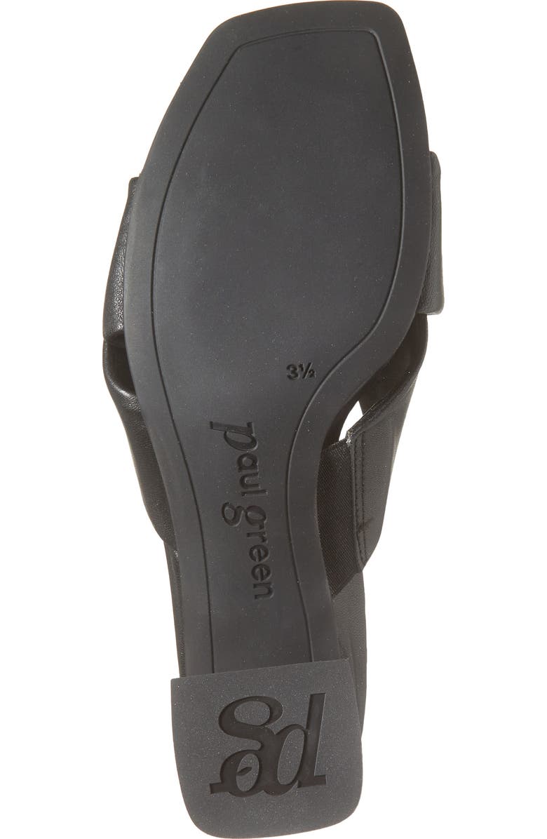 Paul Green Delight Slide Sandal, Alternate, color, Black Sportnappa