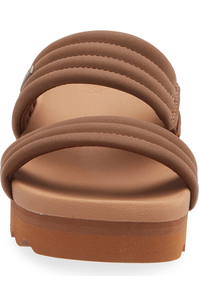 Reef Kaia 2 Bar Slide Sandal, Alternate, color, Chocolate