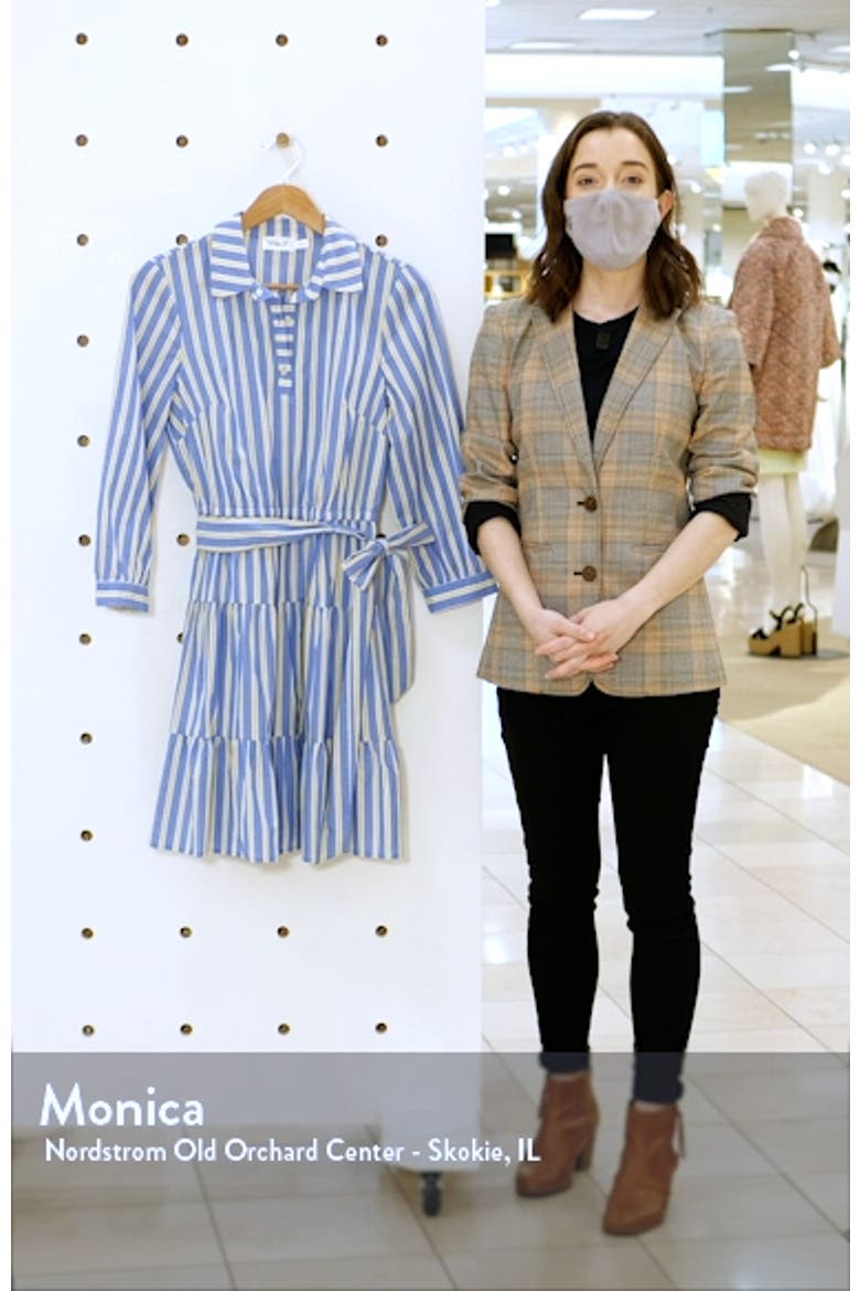 Stripe Belted Shirtdress video