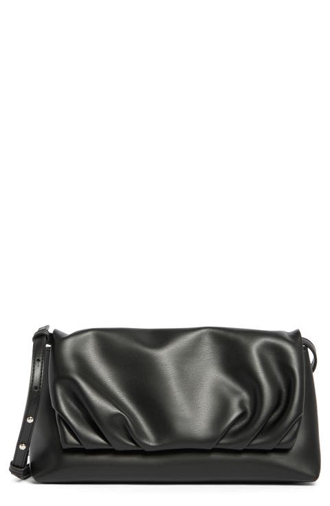 Pleated Flap Shoulder Bag