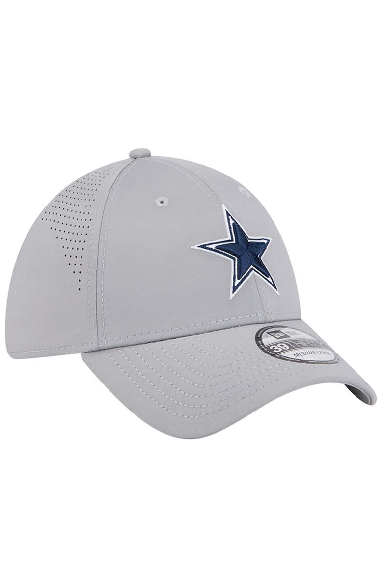 New Era Men's New Era Gray Dallas Cowboys Active 39THIRTY Flex Hat, Alternate, color, 