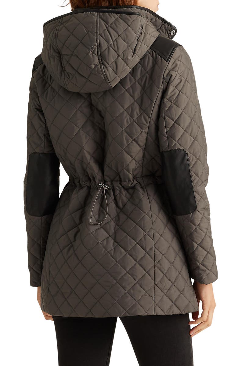 Lauren Ralph Lauren Quilted Hooded Jacket, Alternate, color, 