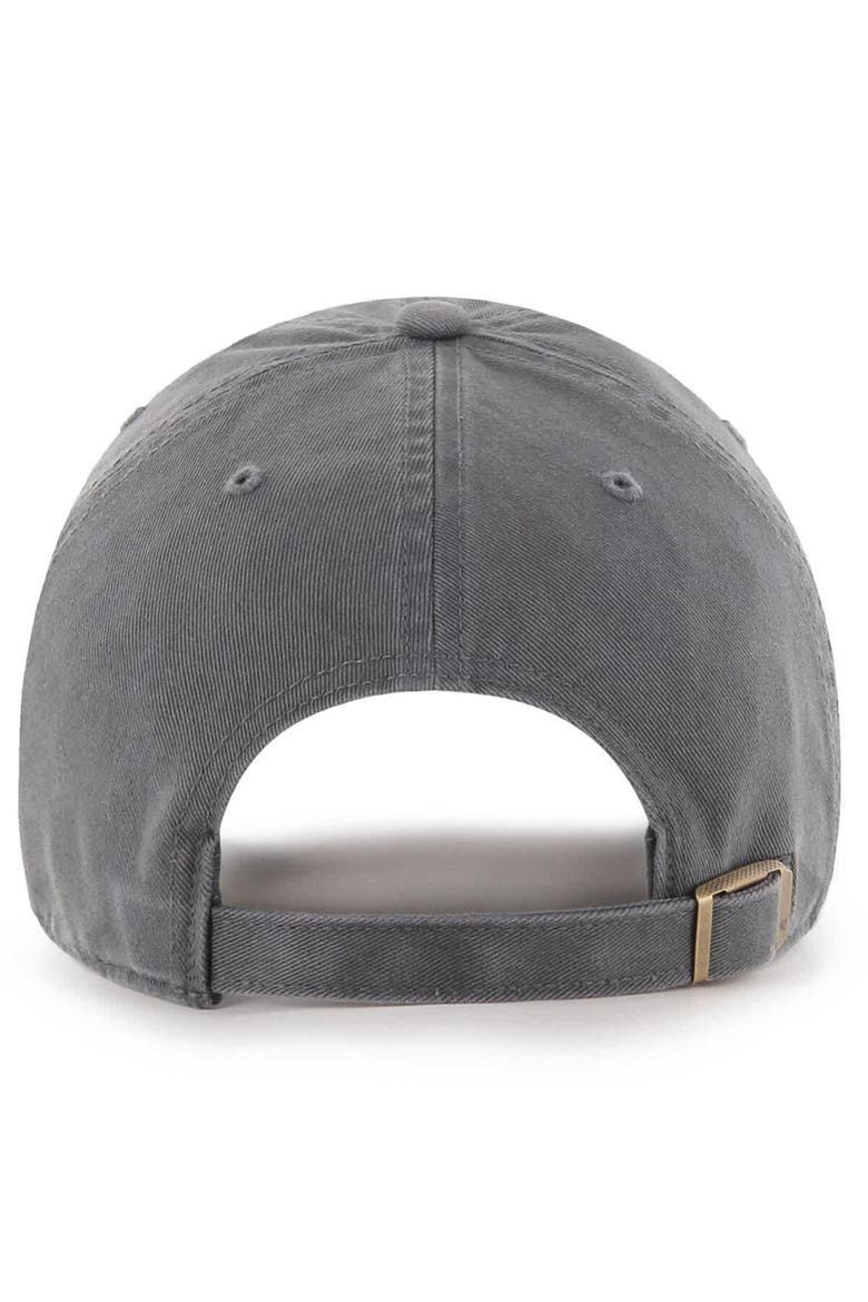 Men's '47  Charcoal Tennessee Titans Primary Logo Clean Up Adjustable Hat, Alternate, color, Charcoal
