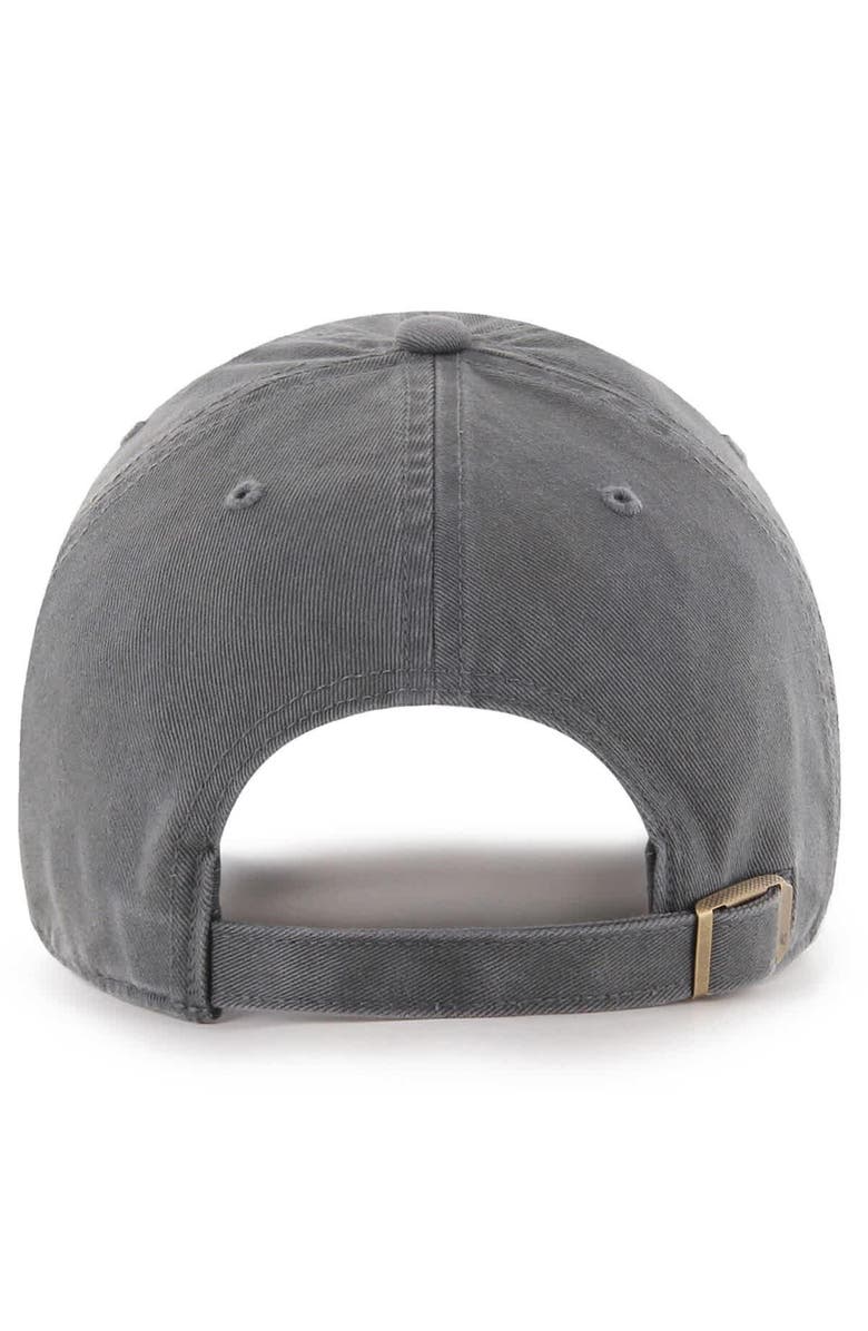 '47 Men's '47  Charcoal Tennessee Titans Primary Logo Clean Up Adjustable Hat, Alternate, color, Charcoal