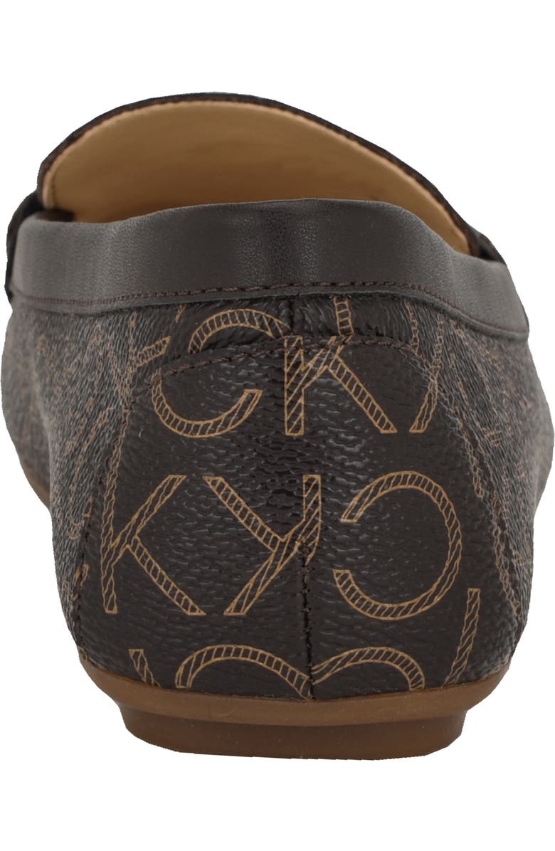 Calvin Klein Layne Buckle Loafer, Alternate, color, Brown Logo