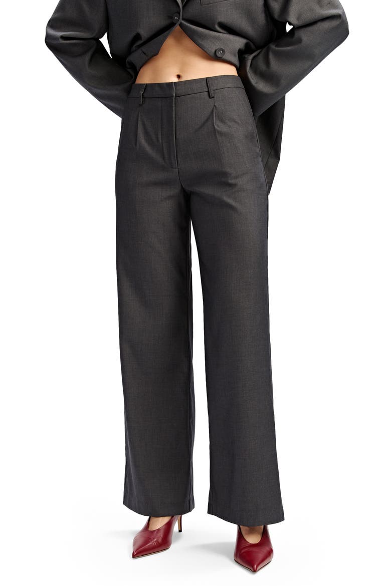 Maxine Suit Pants, Main, color, DARK CHARCOAL