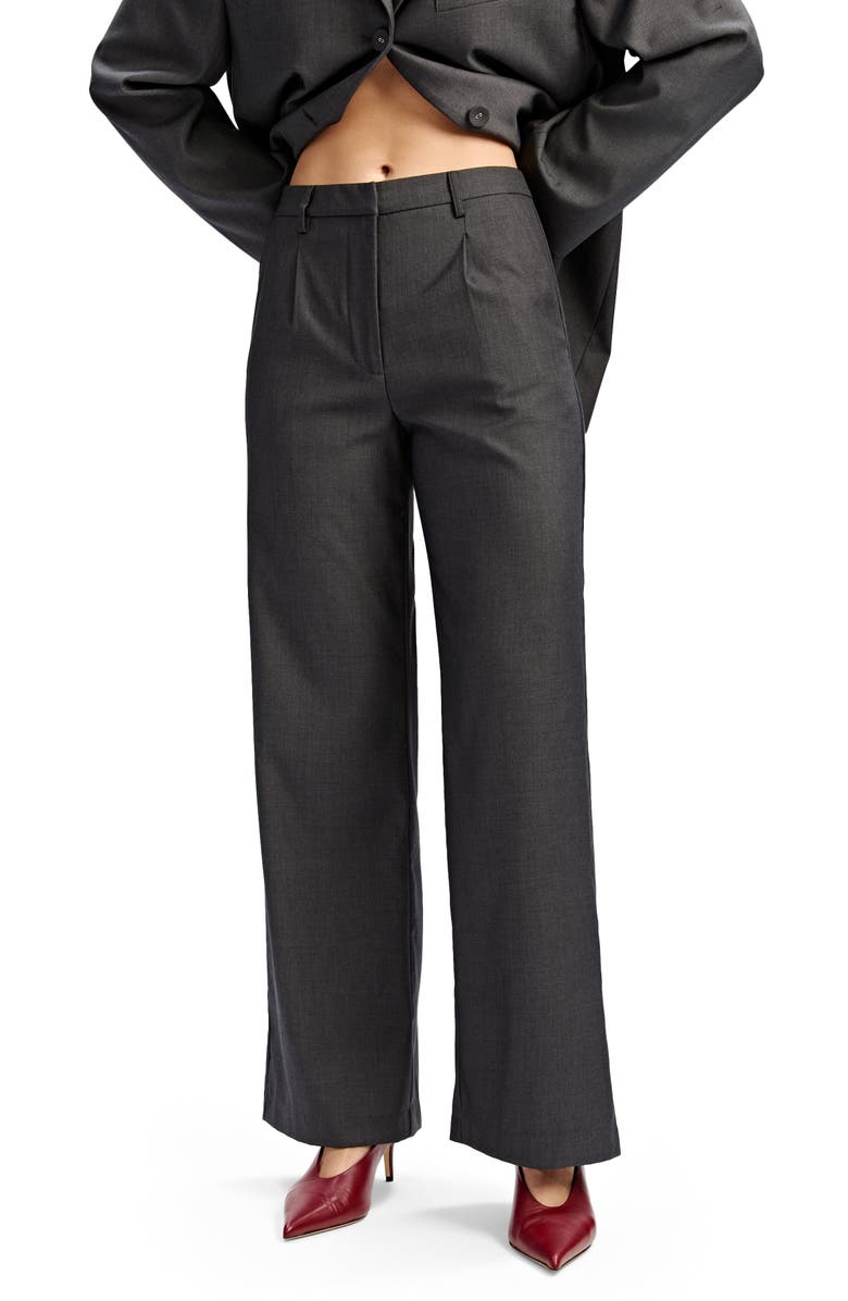 Bardot Maxine Suit Pants, Main, color, Dark Charcoal