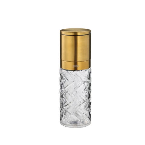 Cristallo Glass & Stainless Steel Salt and Pepper Mill