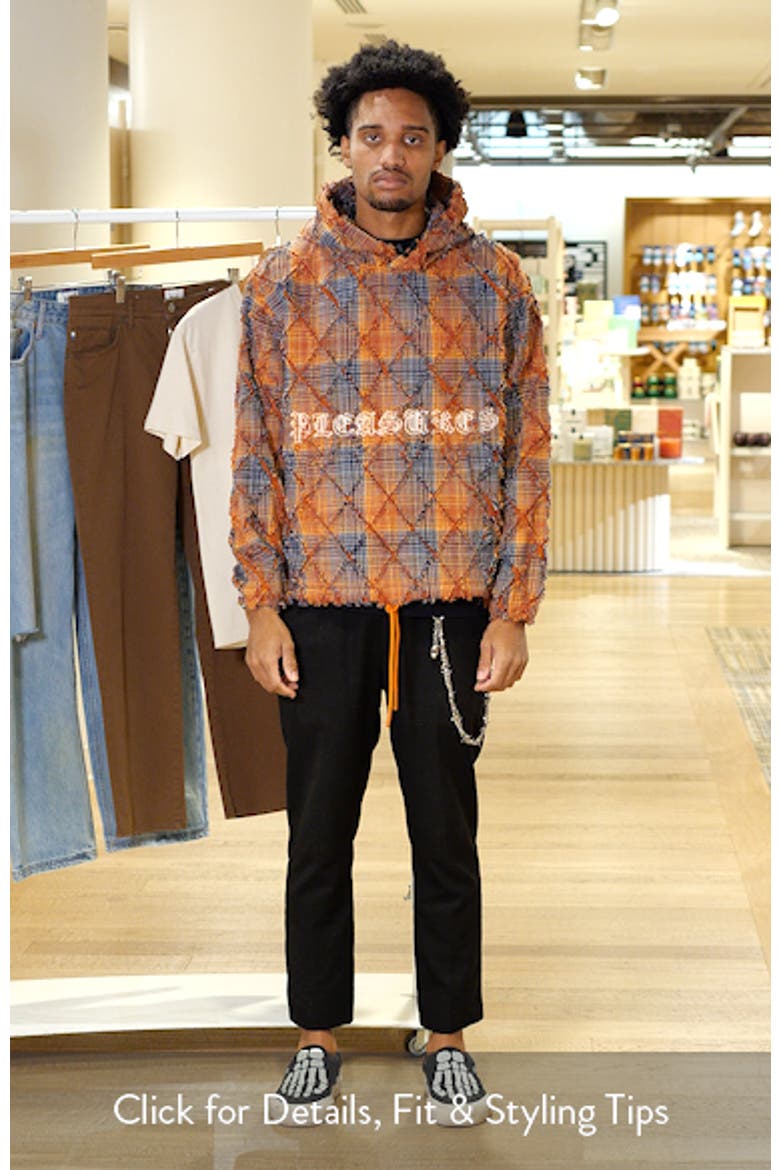 Mystic Flannel Poncho Hoodie (Men) | Nordstrom