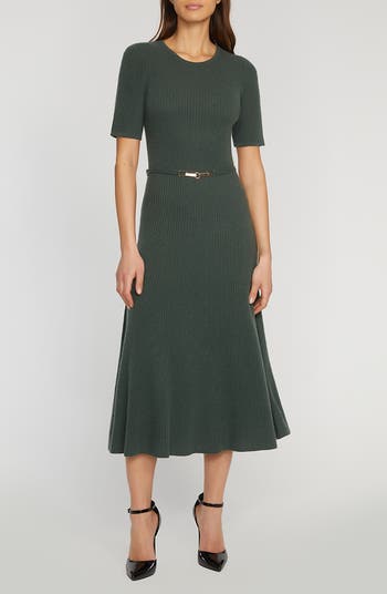 Elie Tahari The Leith Cashmere Midi Sweater Dress Nordstrom