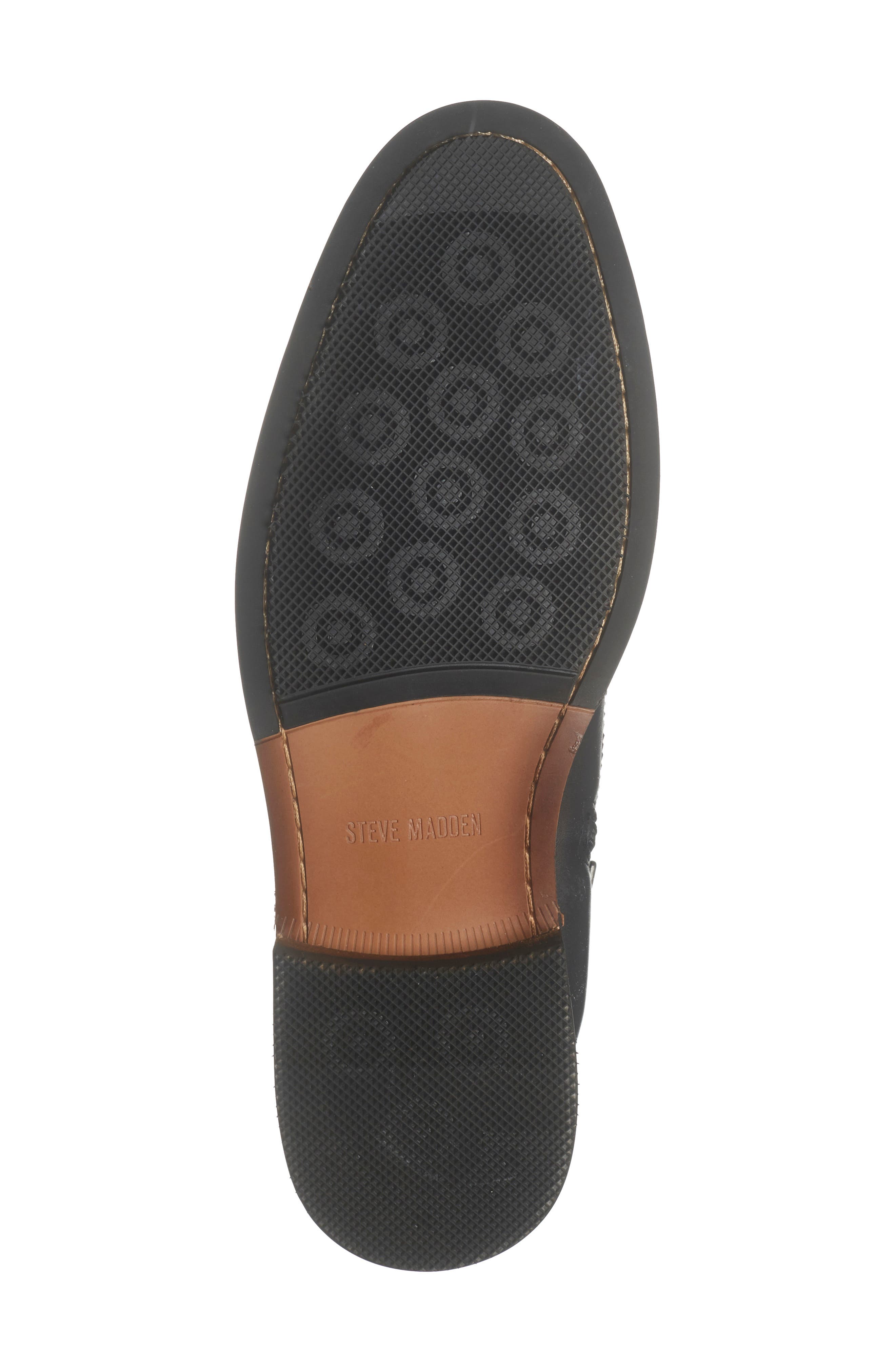 Steve Madden P-Ely Wingtip Boot, Alternate, color, Black