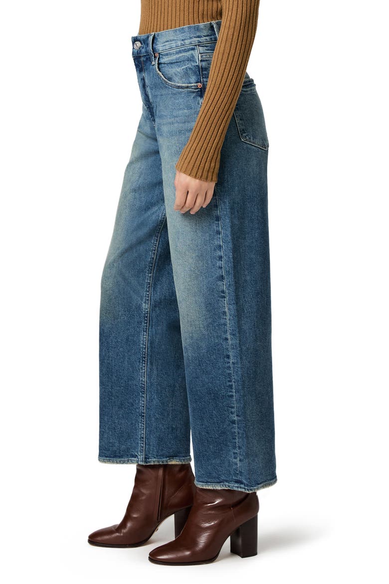 Cameron High Waist Ankle Straight Leg Jeans, Alternate, color, STONES