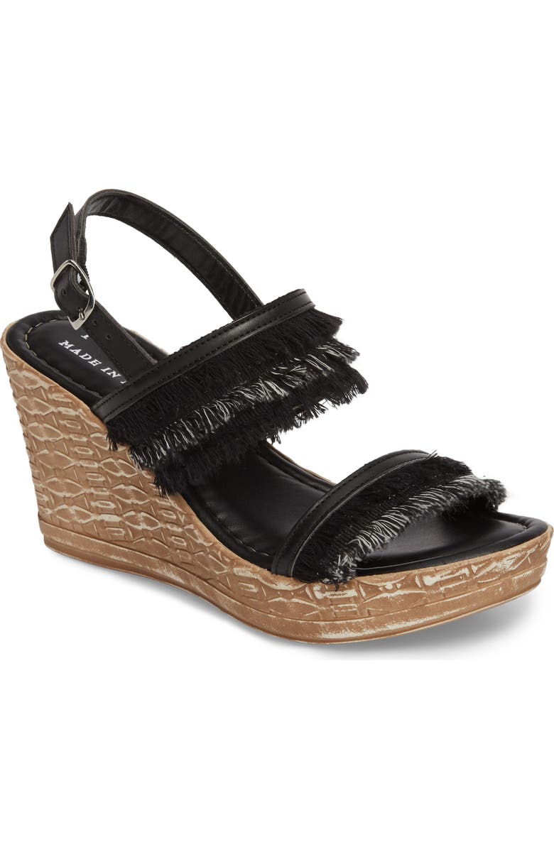 TUSCANY by Easy Street<sup>®</sup> Zaira Wedge Espadrille Sandal, Main, color,