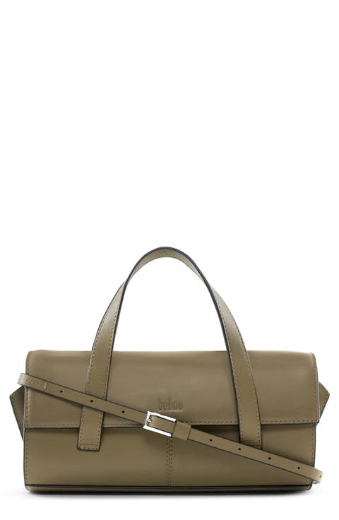 Mini Michelle Nappa Leather Crossbody Bag