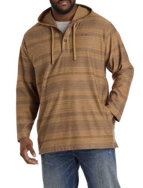 Big & Tall Bavaro Striped Pullover Hoodie