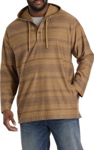 O'Neill Big & Tall Bavaro Striped Pullover Hoodie