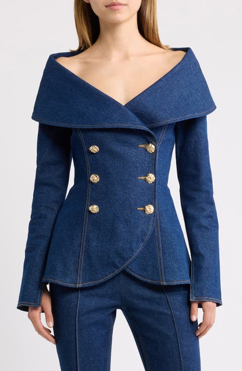 Jordan Double Breasted Denim Jacket